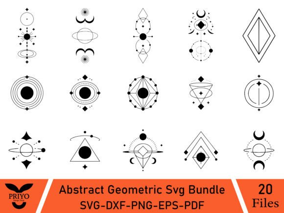 Abstract Geometric Svg Bundle