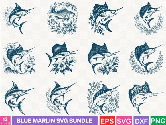 Blue Marlin Svg Bundle Review