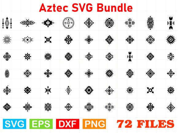 Boho Aztec Western SVG Bundle, Aztec SVG