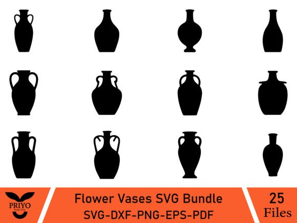 Flower Vases SVG Bundle Review
