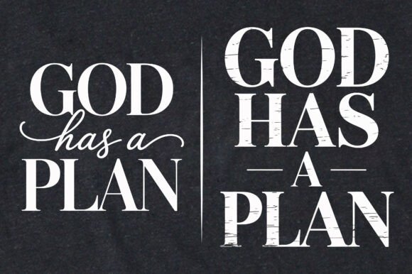 God Has a Plan Png Svg Eps