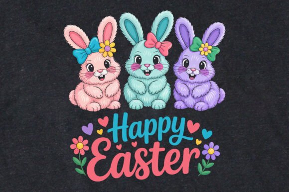 Happy Easter Bunny Png Svg Eps