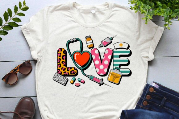 Love Nurse Valentine’s Day PNG SVG EPS