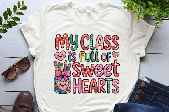 My Class Is Full of Sweethearts PNG SVG