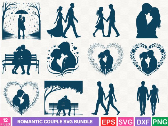 Romantic Couple SVG Bundle
