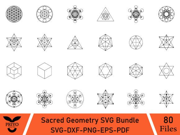 Sacred Geometry SVG Bundle