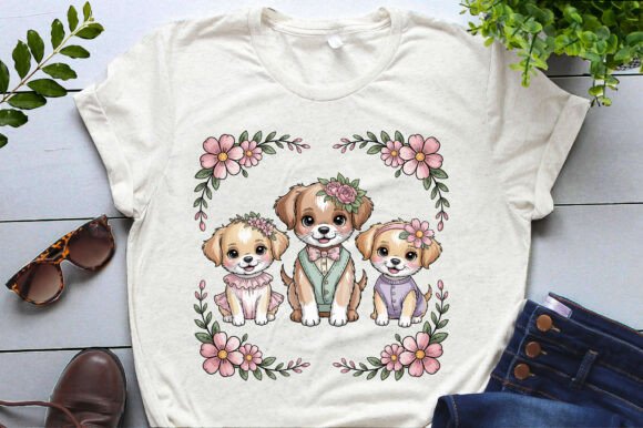 Spring Dogs Clipart Png Svg Eps