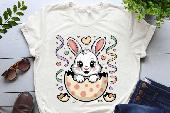 Whimsical Easter Bunny Clipart Png Svg