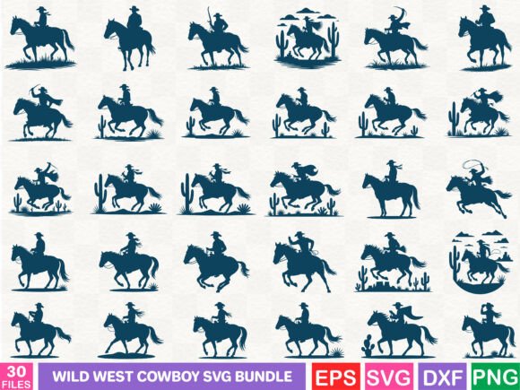 Wild West Cowboy SVG Bundle