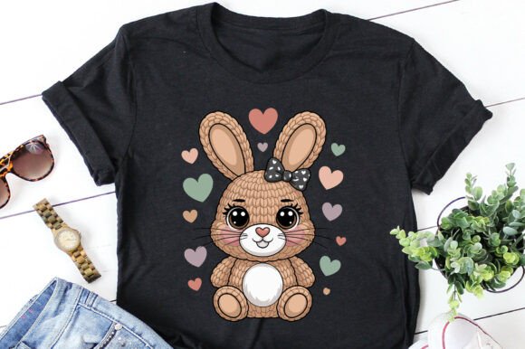 Yarn Crochet Easter Bunny SVG